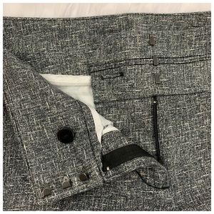 EXPRESS Cotton Formal Wide Low Waist Casual Wear Capri Straight Hem Size 2